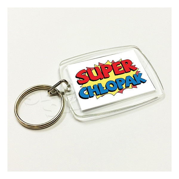 Brelok akrylowy - Super Chłopak