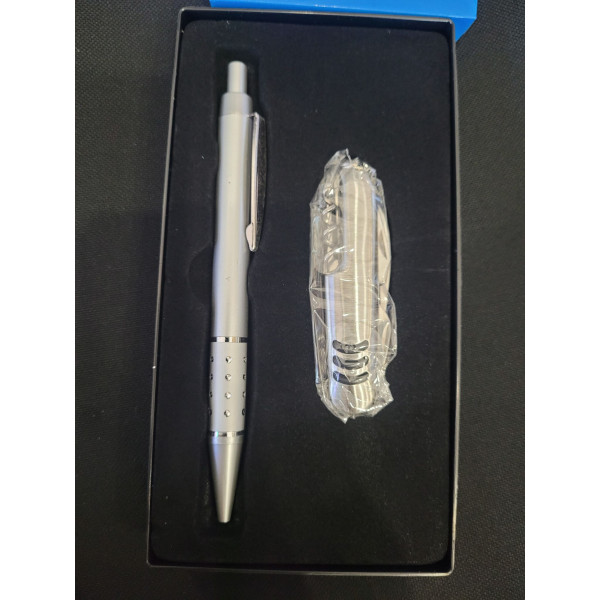 Zestaw scyzoryk i długopis